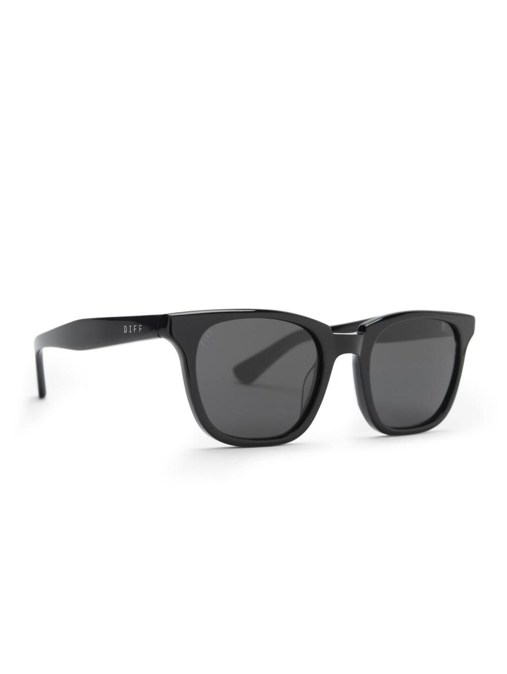 DIFF Colton Black Grey Polarized Sunglasses